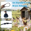 Chicken Coop Misting Cooling System,Misting Hose for Patio with 26FT
