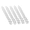 WOONEKY 5pcs Glass Nail Files Portable Nail Buffering Tools for