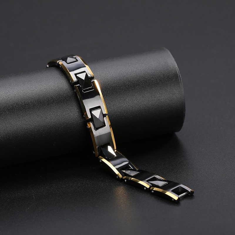 Ceramic Tungsten Steel Therapy Bracelet Health Care Lose Weight Bracelet