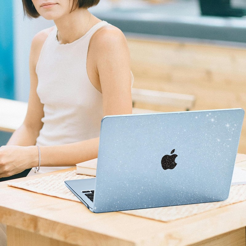 EooCoo Compatible for MacBook Air 13 inch Case M4 M3