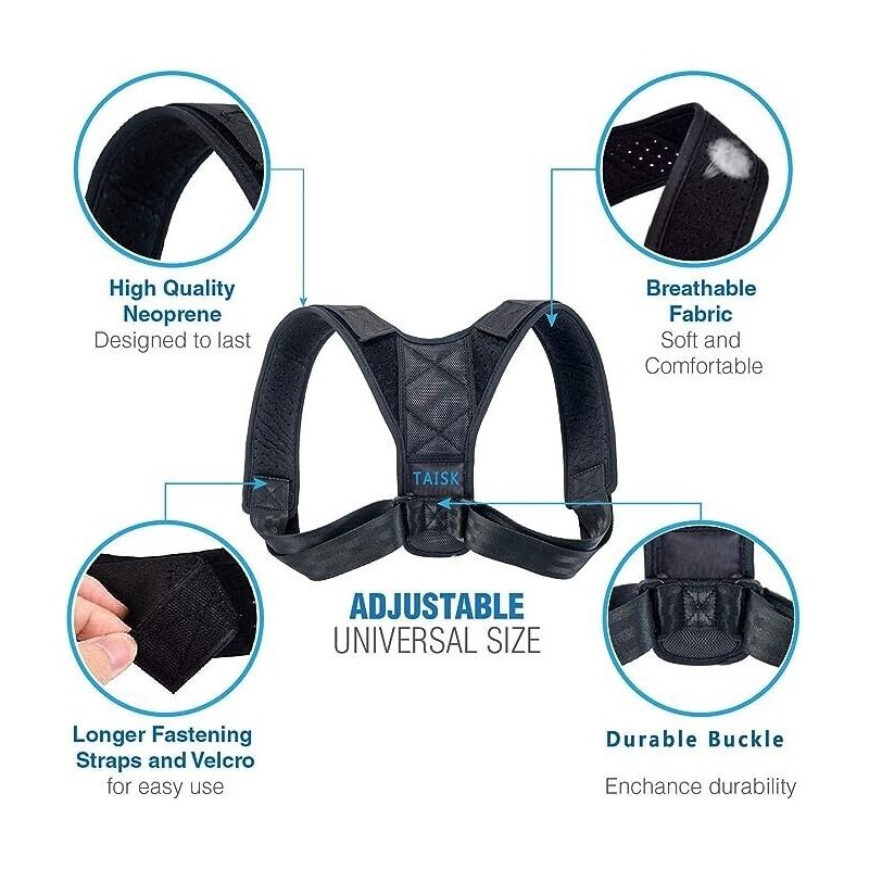 VIVE Posture Corrector for Women & Men Effective & Comfortable