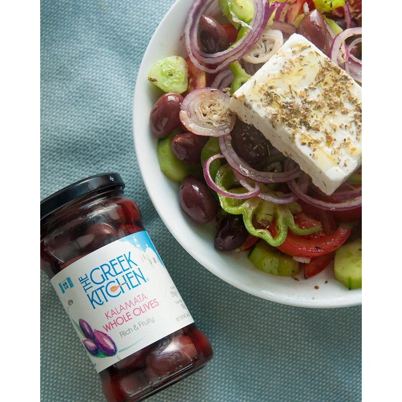 The Greek Kitchen Kalamata Whole Olives, Purple, 290 g
