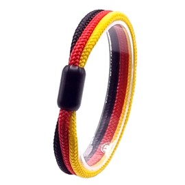 JoJewelry Mixed Nations Fan Bracelet Gift Box, Stainless Steel