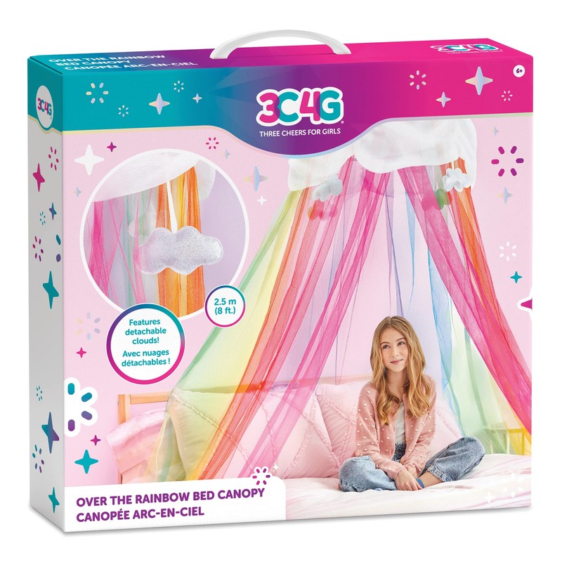 Three Cheers for Girls Make It Real Rainbow Canopy -
