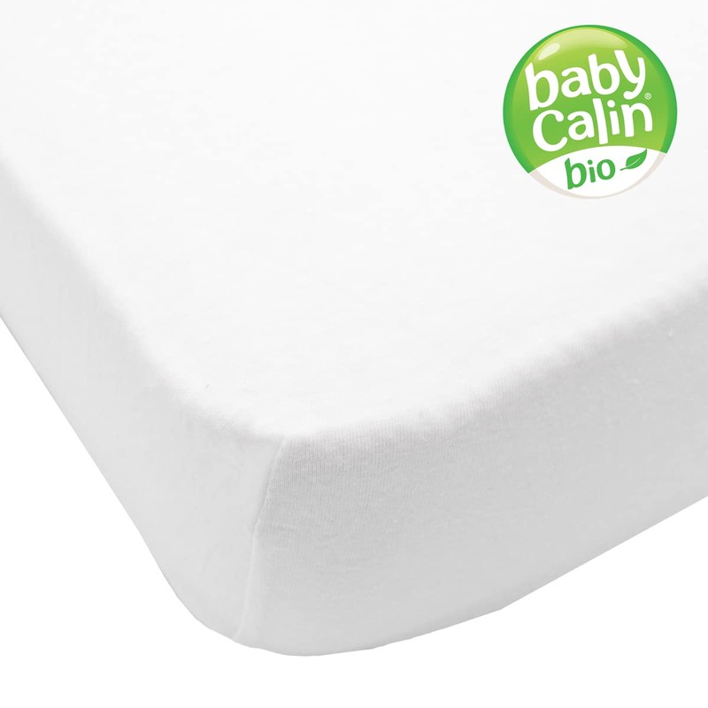 babyCalin Organic Fitted Sheet 83 x 50 cm