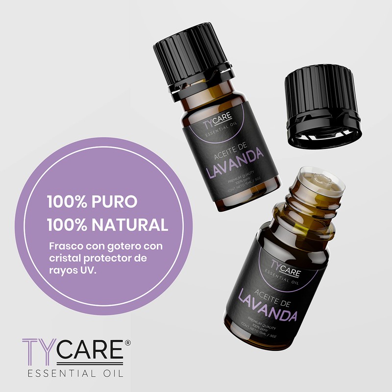 Aceite Esencial de Lavanda (Lavandula Officialis) - 100% PURO PREMIUM