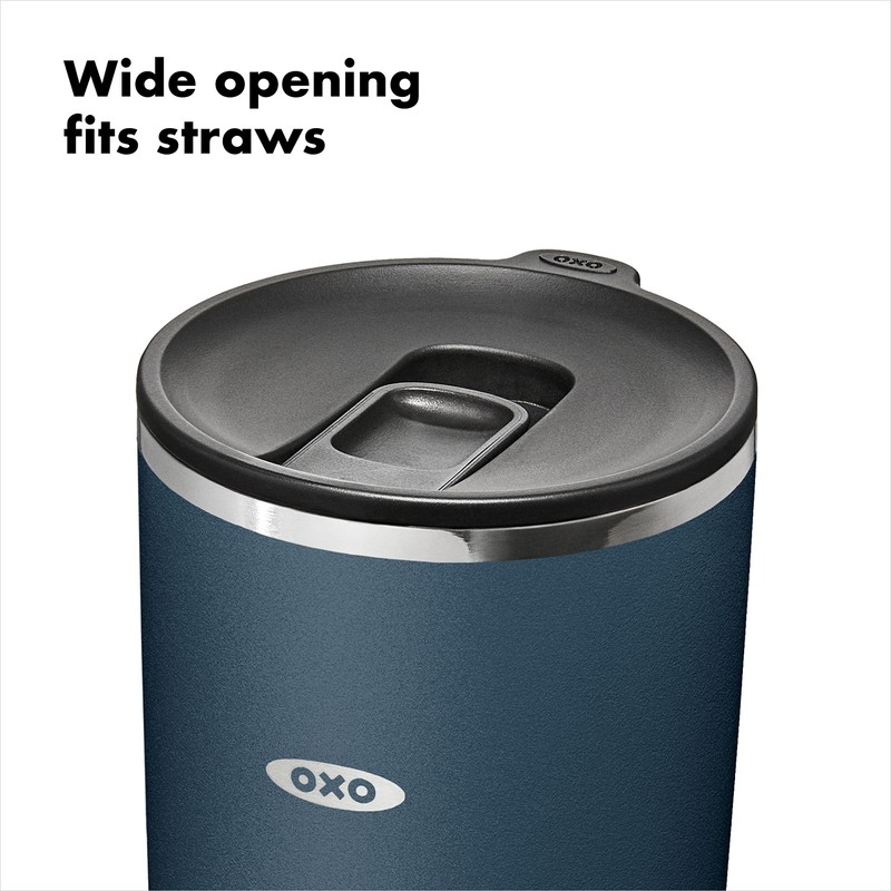 OXO Strive 24oz Insulated Tumbler with Sliding Lid - Dark