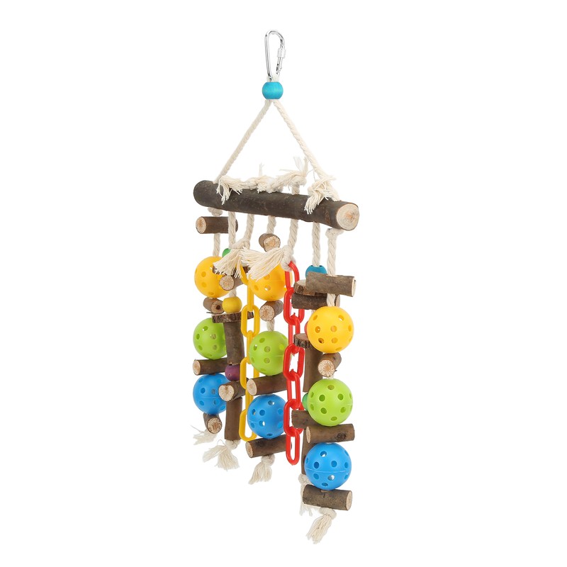 Wooden Parrot Chewing Blocks Safe Bite Resistant Large Parrot Bite