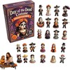 Day of the Dead Countdown Calendar 24 Skull Ornaments (B)
