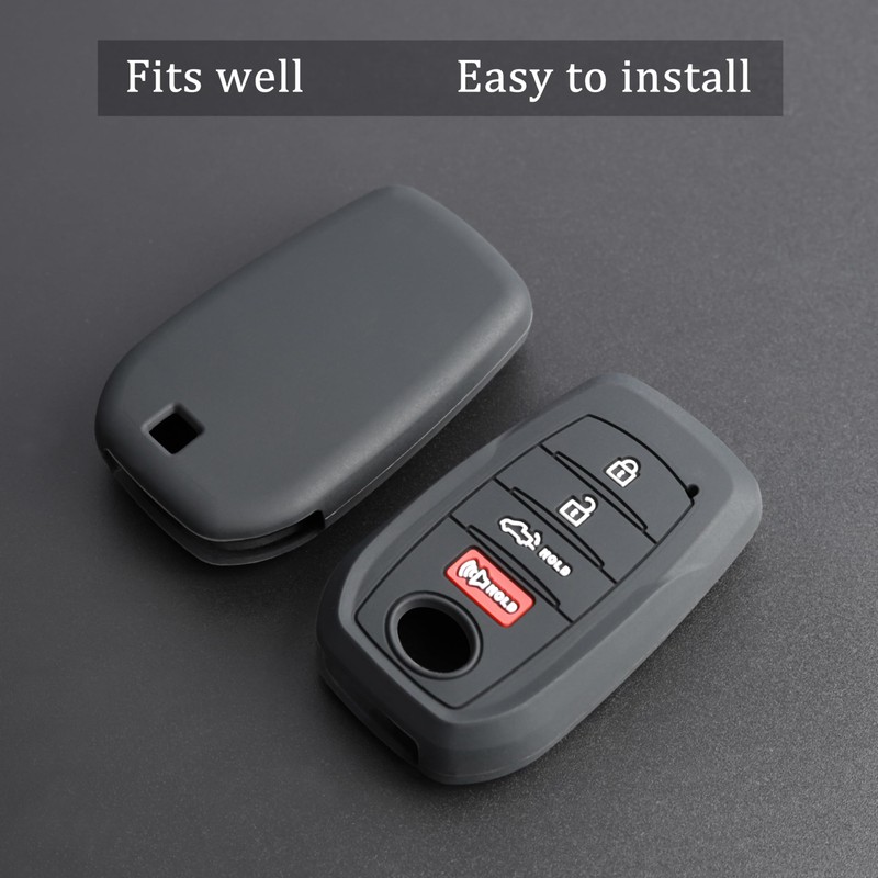 TANDRIVE Key Fob Cover for Toyota 2025 2024 Tacoma and