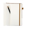 Nordura Notebook A5, High-Quality Linen & Cork Hardcover, Notebook, Unlined