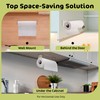 Srenta Clear Acrylic Paper Towel Holder Wall Mount Paper Towel