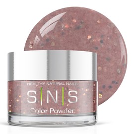 SNS Nail Dip Powder Colors, Gelous Color Dipping Powder - Curieuse (Purple Shimmer) - Long-Lasting Dip Nail Colors for Healthier Nail Beds - Low-Odor Nail Color for Professionals & Home DIY - 0.5 oz