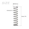 METALLIXITY Compression Spring Extension Spring 0.8x8mm OD 30mm Free Height