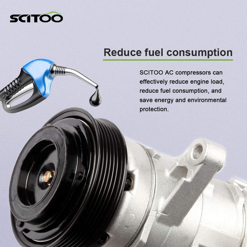SCITOO AC Compressor Compatible with 2006-2007 for Jeep Commander 2004-2007