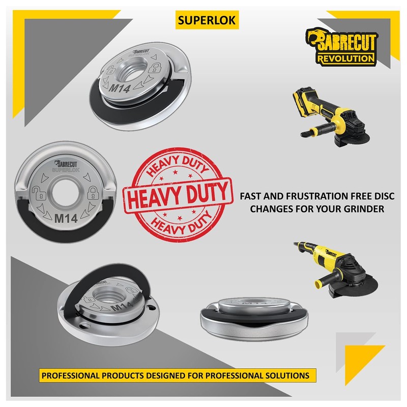 1 x SabreCut GRNSCB 45mm M14 Quick Change Heavy Duty