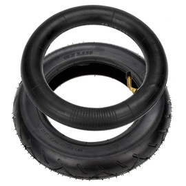HIAORS 10 x 2.125 10" Tyre Tire + Tube with Angled Stem for Smart Self Balancing 2-wheel Scooter Folding Electric Bicycle Swag Cycle Pro