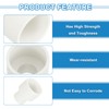 sourcing map 2 Pcs UPVC Reducer Pipe Fitting, 1" x1/2"
