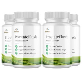 Pelican Vitamins Prostate Flush- Prostate Support- 4 Bottles- 240 Capsules