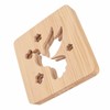 2W 3D Wood Carving Lamp Warm White Light Peace Dove