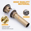 Pop Up Drain Stopper with Overflow, Beelee Bathroom Vanity Vessel