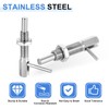 uxcell 2Pcs Retractable Indexing Plunger Pin, M6 L Spring Plunger