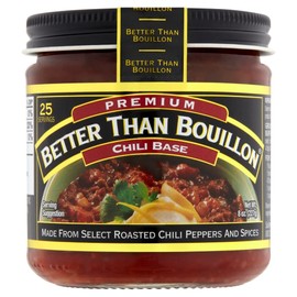 Better Than Bouillon Chili Base, Made from Select Roasted Chili Peppers & Spices, Blendable Base for Added Flavor, 8-Ounce Jar (Pack of 1)