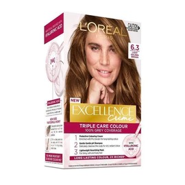 L'Oreal Paris Excellence Creme Hair Colour 6.3 Light Golden Brown