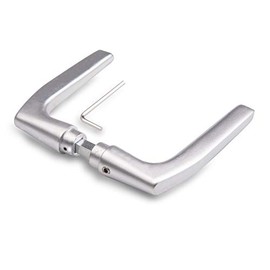 Gah-Alberts 412647 Door Handle Pair for Locking Cases 30-40 mm Handle Width 115 mm Aluminium / Silver Anodised