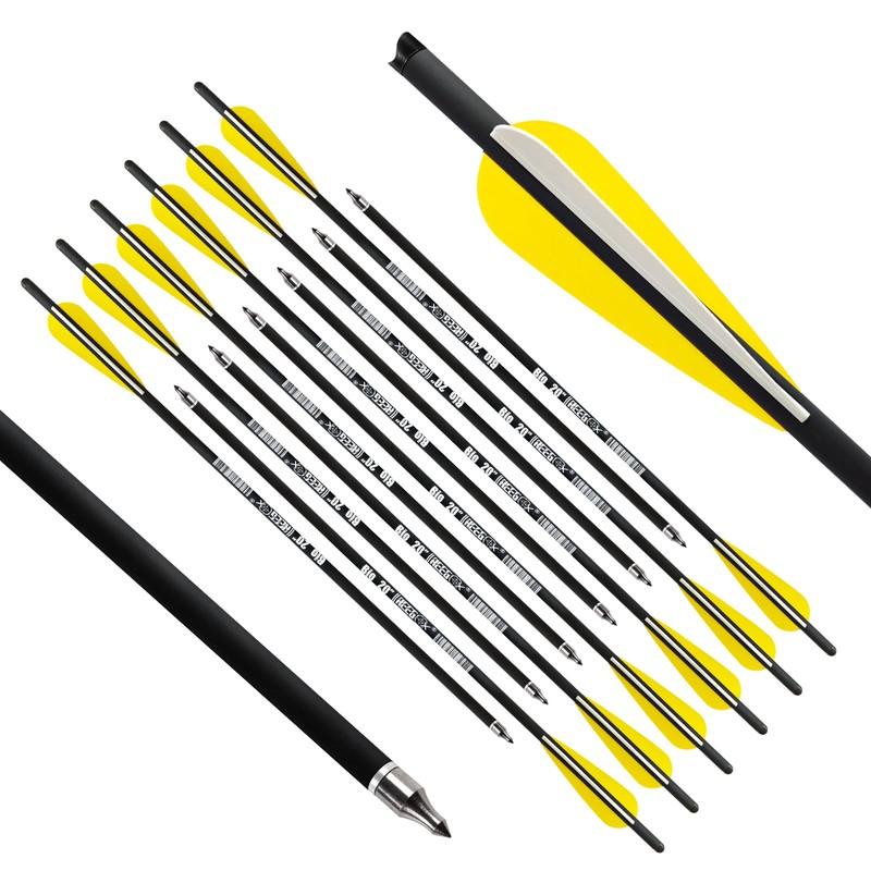 REEGOX Crossbow Bolts 16/18/20 inch Bio Crossbow Arrows with Moon