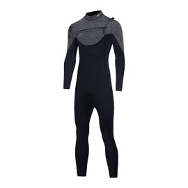 Wetsuits for Men and Women, Mens/Womens Wet Suit Chest Zip for Cold Water, 3/2mm Full Body Glove Dive Skins for Surfing Spearfishing Diving Snorkeling Kayaking Water Sports