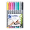 STAEDTLER Lumocolor permanent universal pen, smudge-proof and waterproof, dries in
