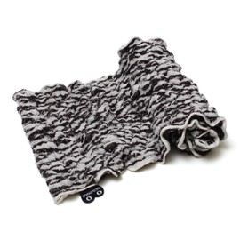 ecomoco モコモコアニマルフェイスタオル 4.Zebra-black MOAFT-04