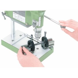 PROXXON Triangular Stand, Convenient for Fixing Round Bar Materials, Fixed Dimensions (φ0.1 - 0.8 inches (3 - 20 mm) No. 24262