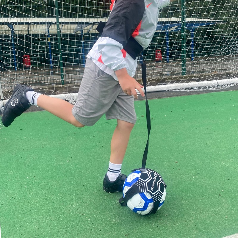 Optimum Football Kick Trainer, Hands Free Solo Practice, Soccer Football