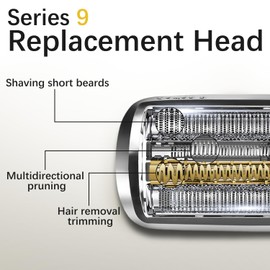 S9 94M Shaver Head Compatible with Braun Electric Razor Series 9 & Series 9 Pro, Replacement Blade for Braun 9290cc, 9291cc, 9370cc, 9376cc, 9293s, 9260s, 9295cc, 9385cc