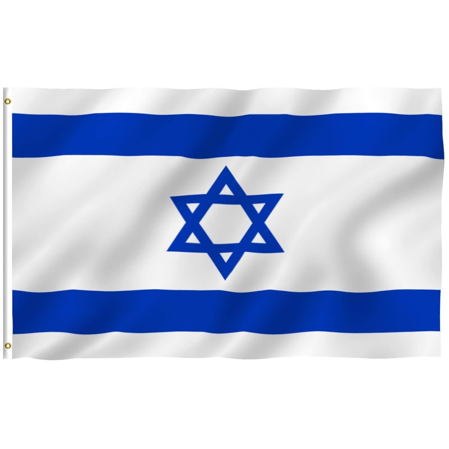 ANLEY Fly Breeze 3x5 Foot Israel Flag - Vivid Color and UV Fade ...