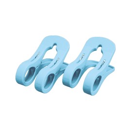 Como Life Rod Clip Set of 2 Blue Bifurcated Approx. Height 5.1 x Width 2.6 x Thickness 3.0 inches (13 x 6.5 x 7.5 cm) Rod Pinch Clothespins Stopper Drop Prevention Shoes