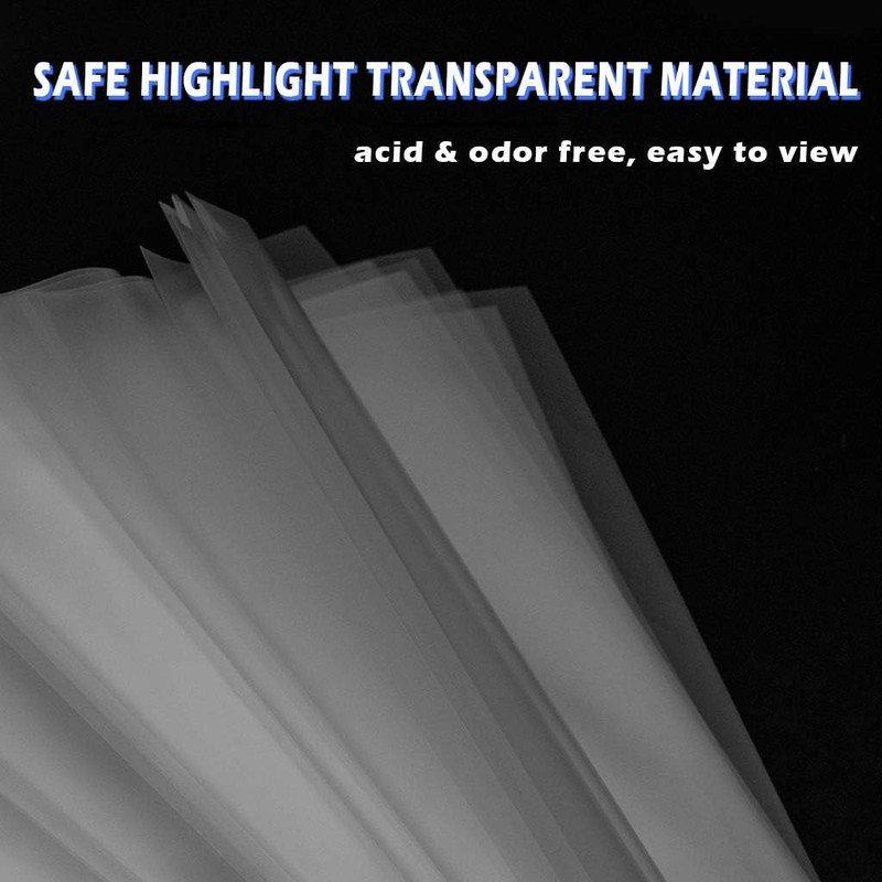 Sheet Protectors - 50 Sheets 4 mils Strong Extra Heavyweight