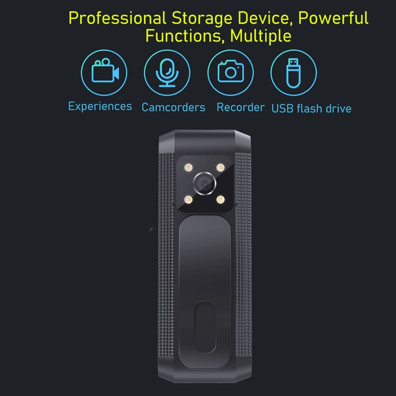 1080P HD Back Clip Camera Smart Anti Shake Motion Detection