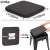 BUYUE Linen Magnetic Bar Stool Cushion, 1 Piece, Improved Non-Slip