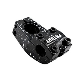 Fatboy Mini BMX Stem - (22.2mm Handlebar Clamp) (Black/White Splatter)