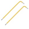 2Pcs 4mm Ball End Hex Key Wrench, L Shaped Long