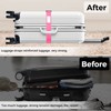 Pack of 6 Luggage Straps with Address Label + 3