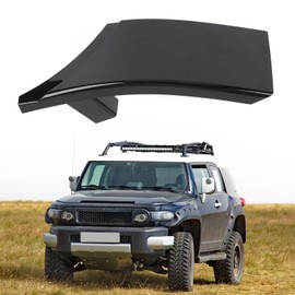 Front Bumper Filler Trim Panel Headlight Filler Trim for FJ Cruiser 2007-2014 Black (Front Left: 52513 35100 C0)