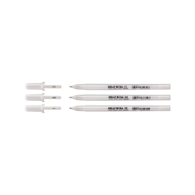 Sakura Set Con 3 Piezas De Gelly Roll Blanco