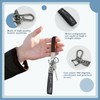 Leather Keyring with Number Plate Logo, Modern Car Key Fob,