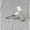ARTISNO Square Marble Brass Knob, Modern Cabinet Knob, Decorative Hardware,