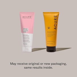 Acure | Limpiador facial calmante e hidratante para piel sensible y seca | Con manzanilla, argán y aminoácidos, 118 ml