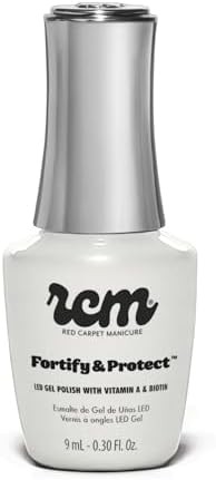RC Red Carpet Manicure Esmalte de Uñas LED GEL White Not Blanco Francés Crema 9 ml